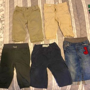 6-9 Months Boys Pants Lot of 5